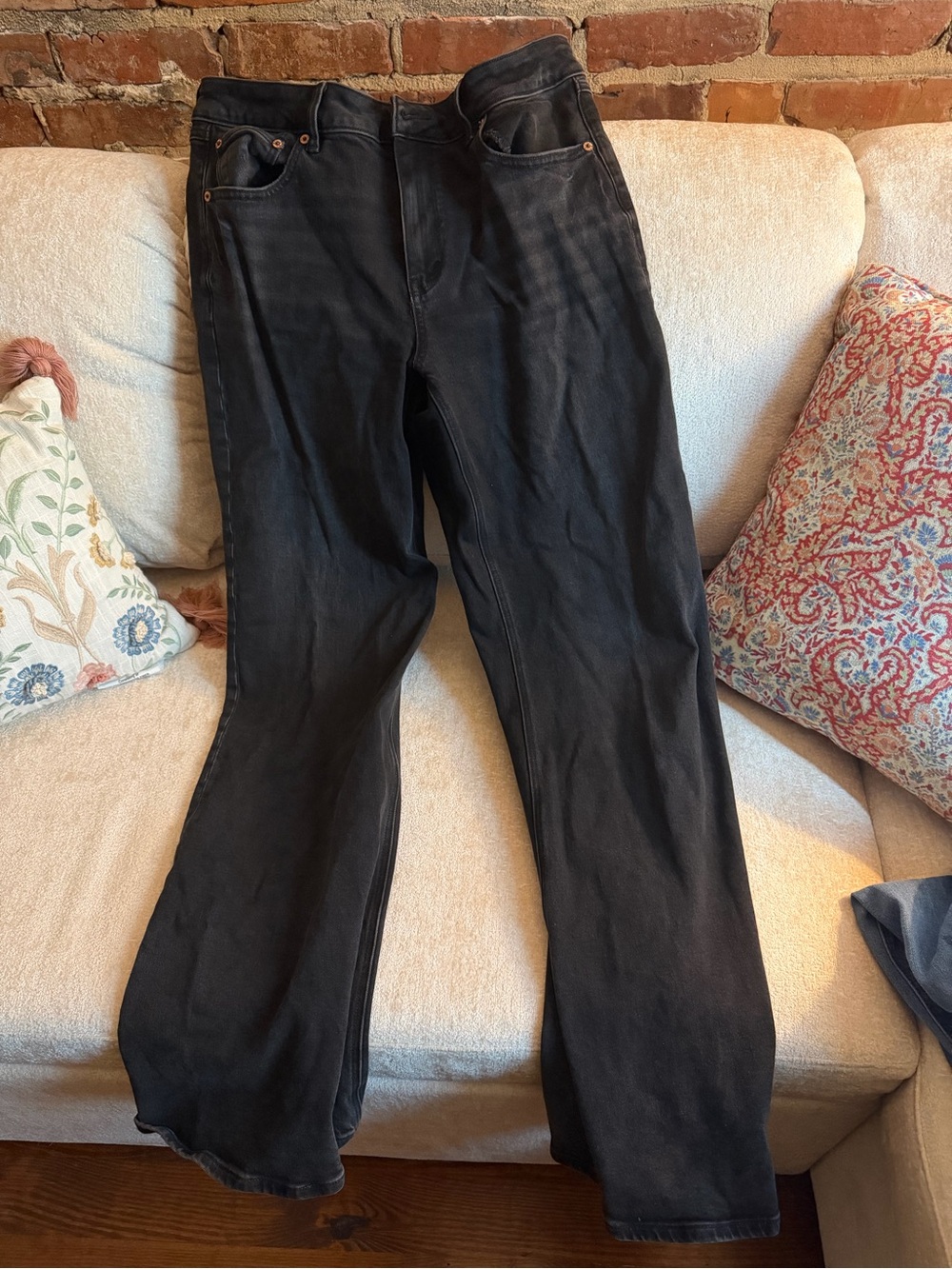 American Eagle Outfitters Black Flare Jeans